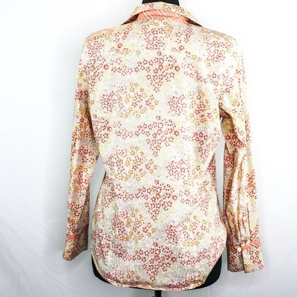 Van Heusen Button Down Top Pink Floral Siz… - Picture 4 of 5